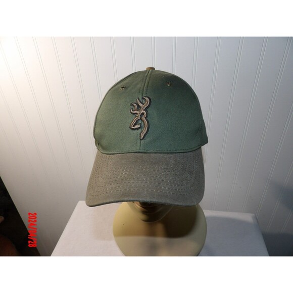 Browning Ball‎ Cap, Green, Cotton, worn once - Picture 1 of 4